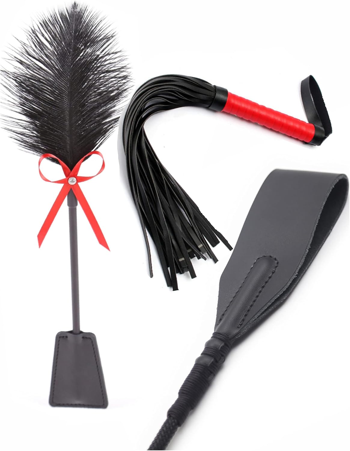 MALINERO Feather Tickler Riding Crop