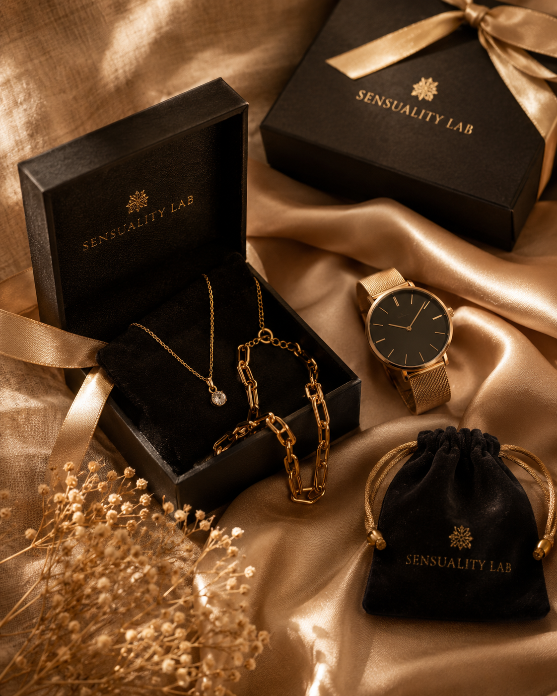 Elegant romantic gift styling for jewelry & watches gifts that feel personal, not flashy