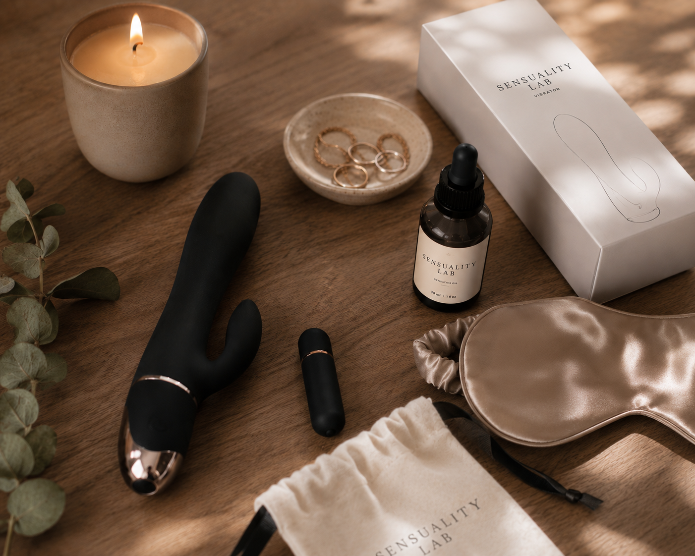 Clean, informational imagery for a review page of body-safe personal wellness products
